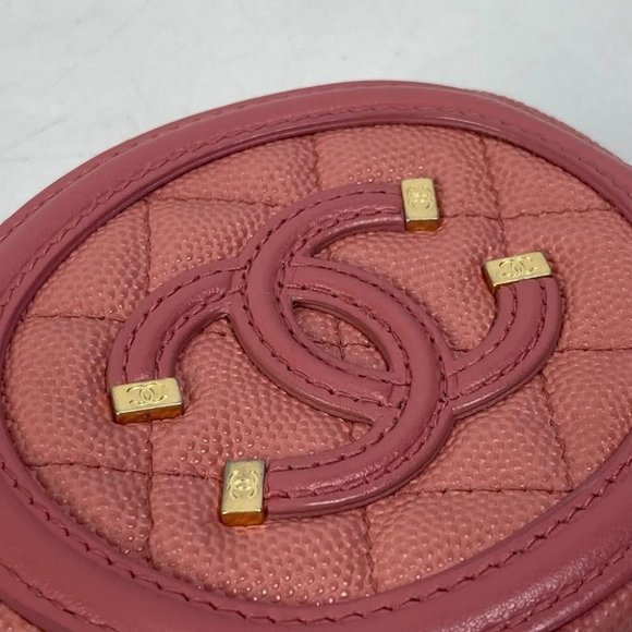 CHANEL Wallet Coin Compartment Round filigree CC CC Mark coin purse - Picture 9 of 14